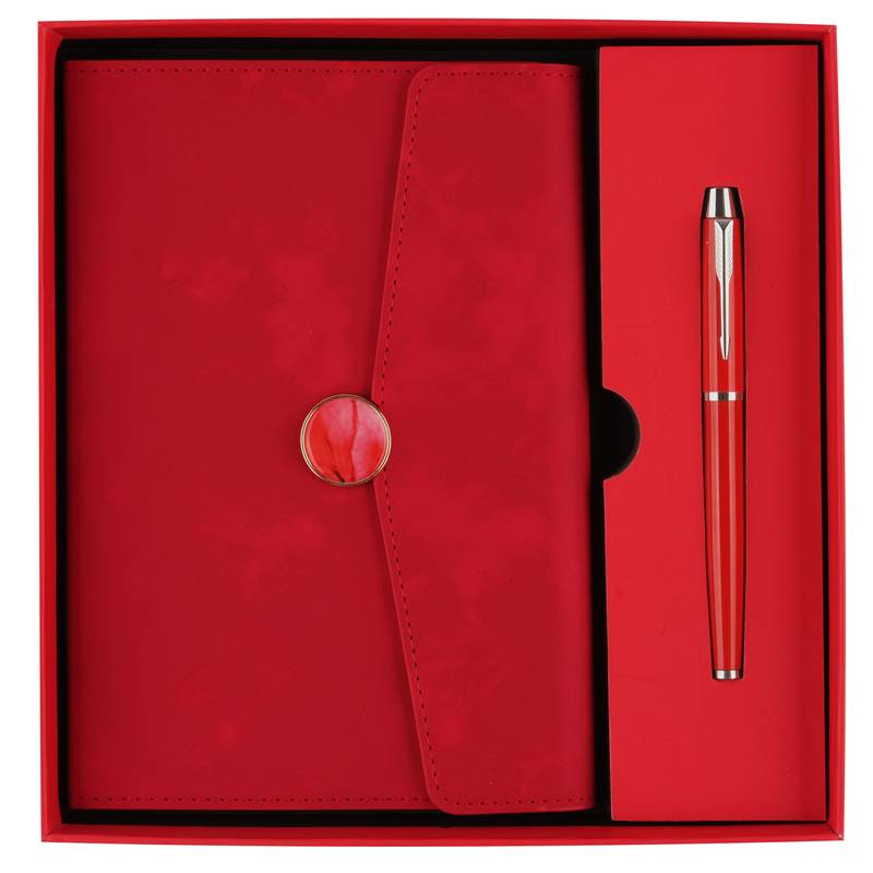 Carnet de note rouge Lifedrop, un outil élégant pour organiser vos idées et simplifier votre communication.